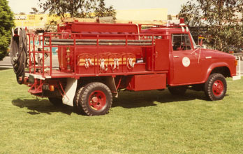 A fire engine from 1970s in Australia.