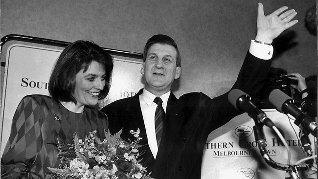 Jeff Kennett became premier of Victoria in 1992.