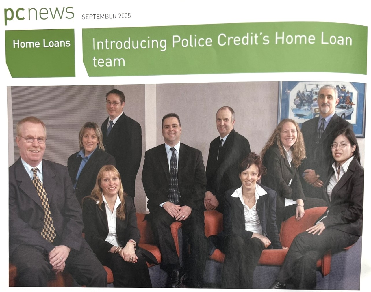 An article from the Police Credit Co-op (now BankVic)'s newsletter in 2005 announcing the launch of Police Credit's home loan team.