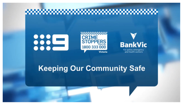 BankVic is a proud sponsor of Crime Stoppers Victoria.